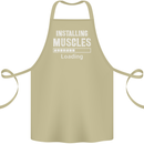 Installing Muscles Loading Gym Training Top Cotton Apron 100% Organic Khaki