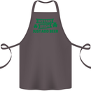 Instant Irish Add Beer St. Patrick's Day Cotton Apron 100% Organic Dark Grey