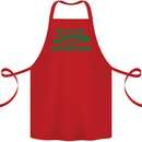 Instant Irish Add Beer St. Patrick's Day Cotton Apron 100% Organic Red