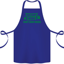 Instant Irish Add Beer St. Patrick's Day Cotton Apron 100% Organic Royal Blue