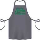 Instant Irish Add Beer St. Patrick's Day Cotton Apron 100% Organic Steel