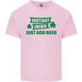 Instant Irish Add Beer St. Patrick's Day Kids T-Shirt Childrens Light Pink