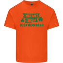 Instant Irish Add Beer St. Patrick's Day Kids T-Shirt Childrens Orange