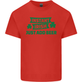 Instant Irish Add Beer St. Patrick's Day Kids T-Shirt Childrens Red