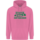 Instant Irish Add Beer St. Patrick's Day Mens 80% Cotton Hoodie Azelea