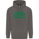 Instant Irish Add Beer St. Patrick's Day Mens 80% Cotton Hoodie Charcoal