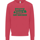 Instant Irish Add Beer St. Patrick's Day Mens Sweatshirt Jumper Heliconia