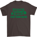 Instant Irish Add Beer St. Patrick's Day Mens T-Shirt Cotton Gildan Dark Chocolate