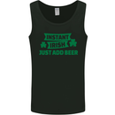 Instant Irish Add Beer St. Patrick's Day Mens Vest Tank Top Black