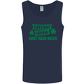 Instant Irish Add Beer St. Patrick's Day Mens Vest Tank Top Navy Blue