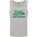 Instant Irish Add Beer St. Patrick's Day Mens Vest Tank Top Sports Grey