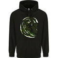Internet Surfer Funny IT Tecky Teck Geek Nerd Mens 80% Cotton Hoodie Black