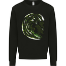 Internet Surfer Funny IT Tecky Teck Geek Nerd Mens Sweatshirt Jumper Black