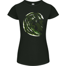 Internet Surfer Funny IT Tecky Teck Geek Nerd Womens Petite Cut T-Shirt Black