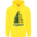 Into the Forest Outdoors Trekking Hiking Childrens Kids Hoodie Yellow