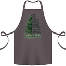 Into the Forest Outdoors Trekking Hiking Cotton Apron 100% Organic Dark Grey