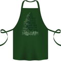 Into the Forest Outdoors Trekking Hiking Cotton Apron 100% Organic Forest Green