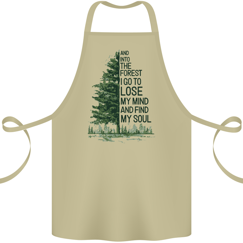 Into the Forest Outdoors Trekking Hiking Cotton Apron 100% Organic Khaki