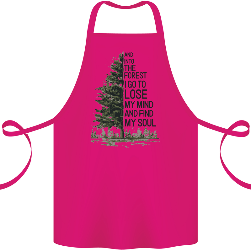Into the Forest Outdoors Trekking Hiking Cotton Apron 100% Organic Pink