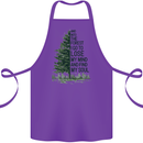 Into the Forest Outdoors Trekking Hiking Cotton Apron 100% Organic Purple