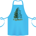 Into the Forest Outdoors Trekking Hiking Cotton Apron 100% Organic Turquoise