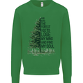 Into the Forest Outdoors Trekking Hiking Kids Sweatshirt Jumper Irish Green