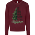 Into the Forest Outdoors Trekking Hiking Kids Sweatshirt Jumper Maroon