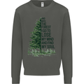 Into the Forest Outdoors Trekking Hiking Kids Sweatshirt Jumper Storm Grey