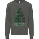 Into the Forest Outdoors Trekking Hiking Kids Sweatshirt Jumper Storm Grey