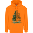 Into the Forest Outdoors Trekking Hiking Mens 80% Cotton Hoodie Orange