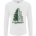 Into the Forest Outdoors Trekking Hiking Mens Long Sleeve T-Shirt White