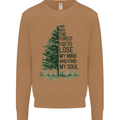 Into the Forest Outdoors Trekking Hiking Mens Sweatshirt Jumper Caramel Latte