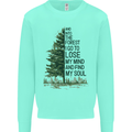 Into the Forest Outdoors Trekking Hiking Mens Sweatshirt Jumper Peppermint