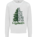 Into the Forest Outdoors Trekking Hiking Mens Sweatshirt Jumper White