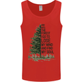 Into the Forest Outdoors Trekking Hiking Mens Vest Tank Top Red