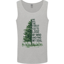 Into the Forest Outdoors Trekking Hiking Mens Vest Tank Top Sports Grey