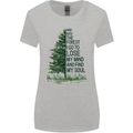 Into the Forest Outdoors Trekking Hiking Womens Wider Cut T-Shirt Sports Grey