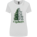Into the Forest Outdoors Trekking Hiking Womens Wider Cut T-Shirt White