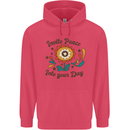 Invite Peace Day Hippy Flower Power Funny Childrens Kids Hoodie Heliconia