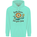 Invite Peace Day Hippy Flower Power Funny Childrens Kids Hoodie Peppermint