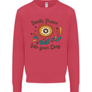 Invite Peace Day Hippy Flower Power Funny Kids Sweatshirt Jumper Heliconia