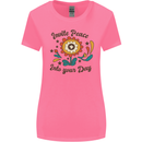 Invite Peace Day Hippy Flower Power Funny Womens Wider Cut T-Shirt Azalea