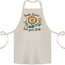 Invite Peace Into Your Day Hippy Love 60's Cotton Apron 100% Organic Natural