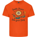 Invite Peace Into Your Day Hippy Love 60's Kids T-Shirt Childrens Orange