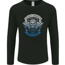 Ireland Speed Junkies Biker Motorcycle Mens Long Sleeve T-Shirt Black