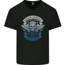 Ireland Speed Junkies Biker Motorcycle Mens V-Neck Cotton T-Shirt Black