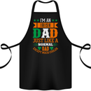 Irish Dad Funny St. Patrick's Day Father's Cotton Apron 100% Organic Black