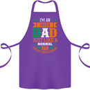 Irish Dad Funny St. Patrick's Day Father's Cotton Apron 100% Organic Purple