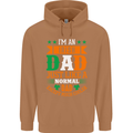 Irish Dad Funny St. Patrick's Day Father's Mens 80% Cotton Hoodie Caramel Latte