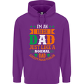 Irish Dad Funny St. Patrick's Day Father's Mens 80% Cotton Hoodie Purple